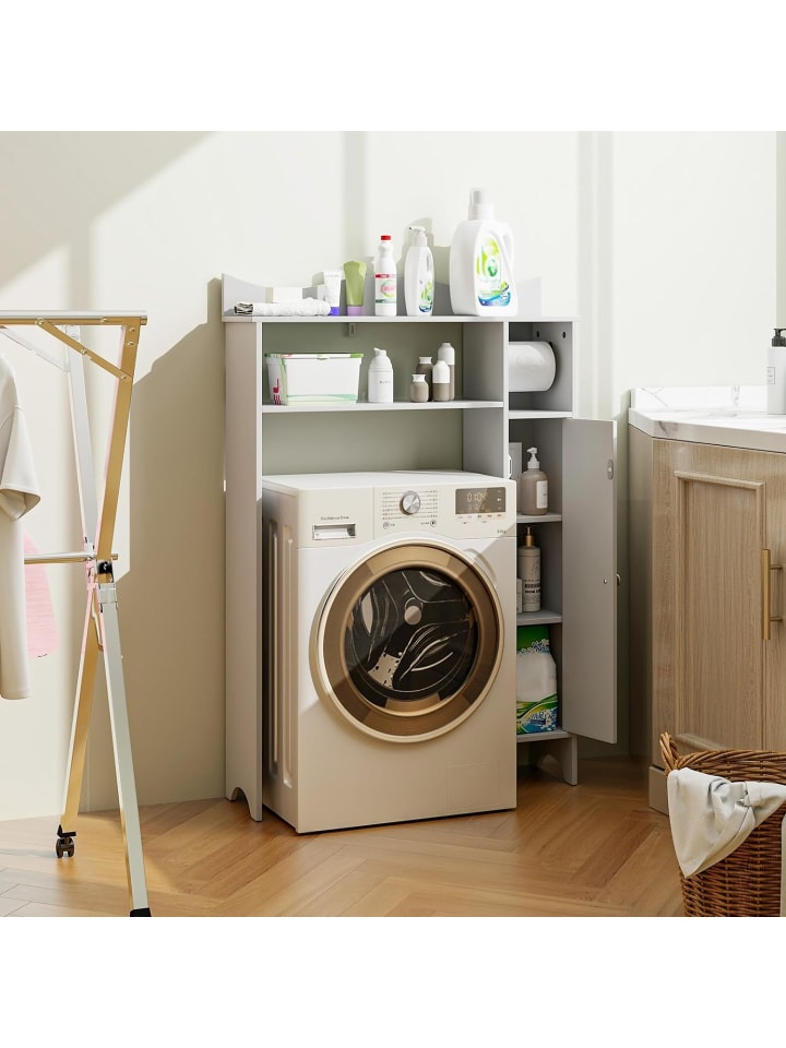 COSTWAY Toilettenschrank 110cm in Weiß günstig kaufen onesize