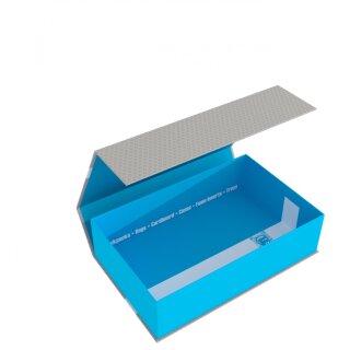 Feldherr Magnetbox leer blau in Half-Size75mm