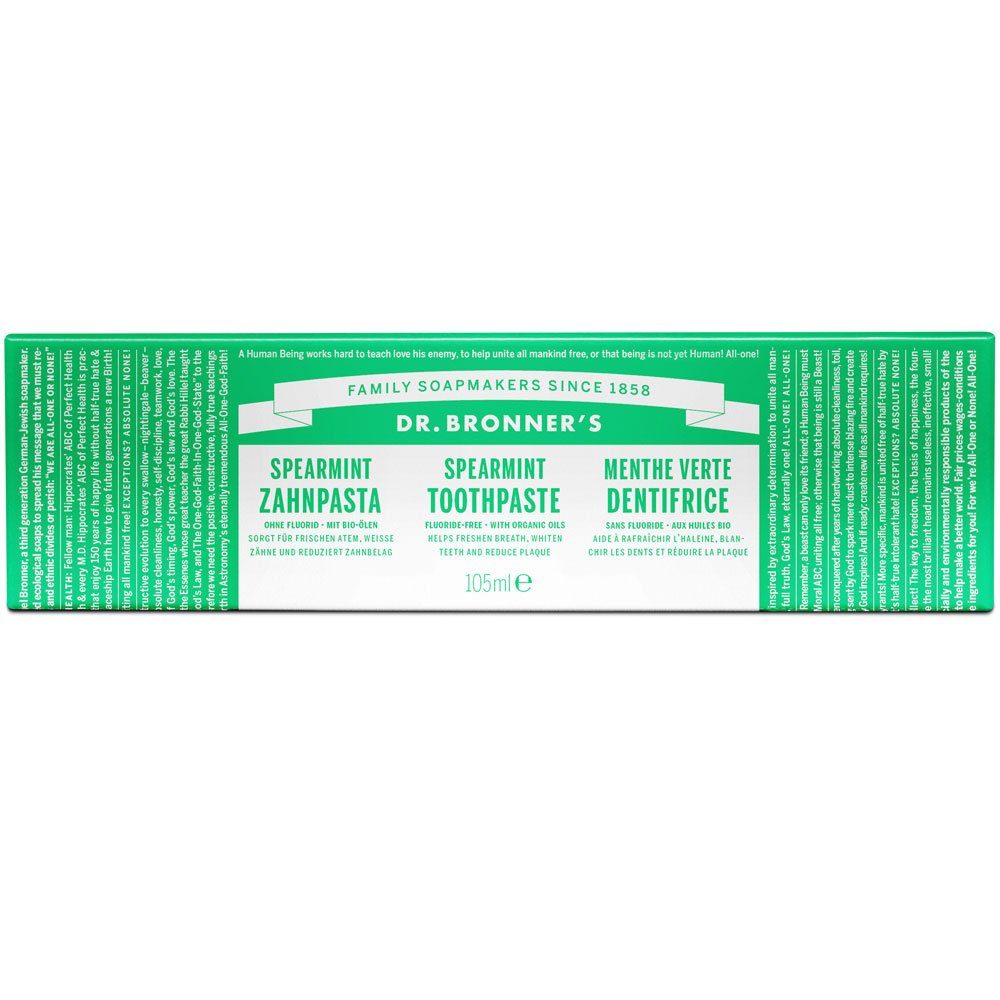 Dr. Bronners Zahnpasta All-One Spearmint, 105 ml