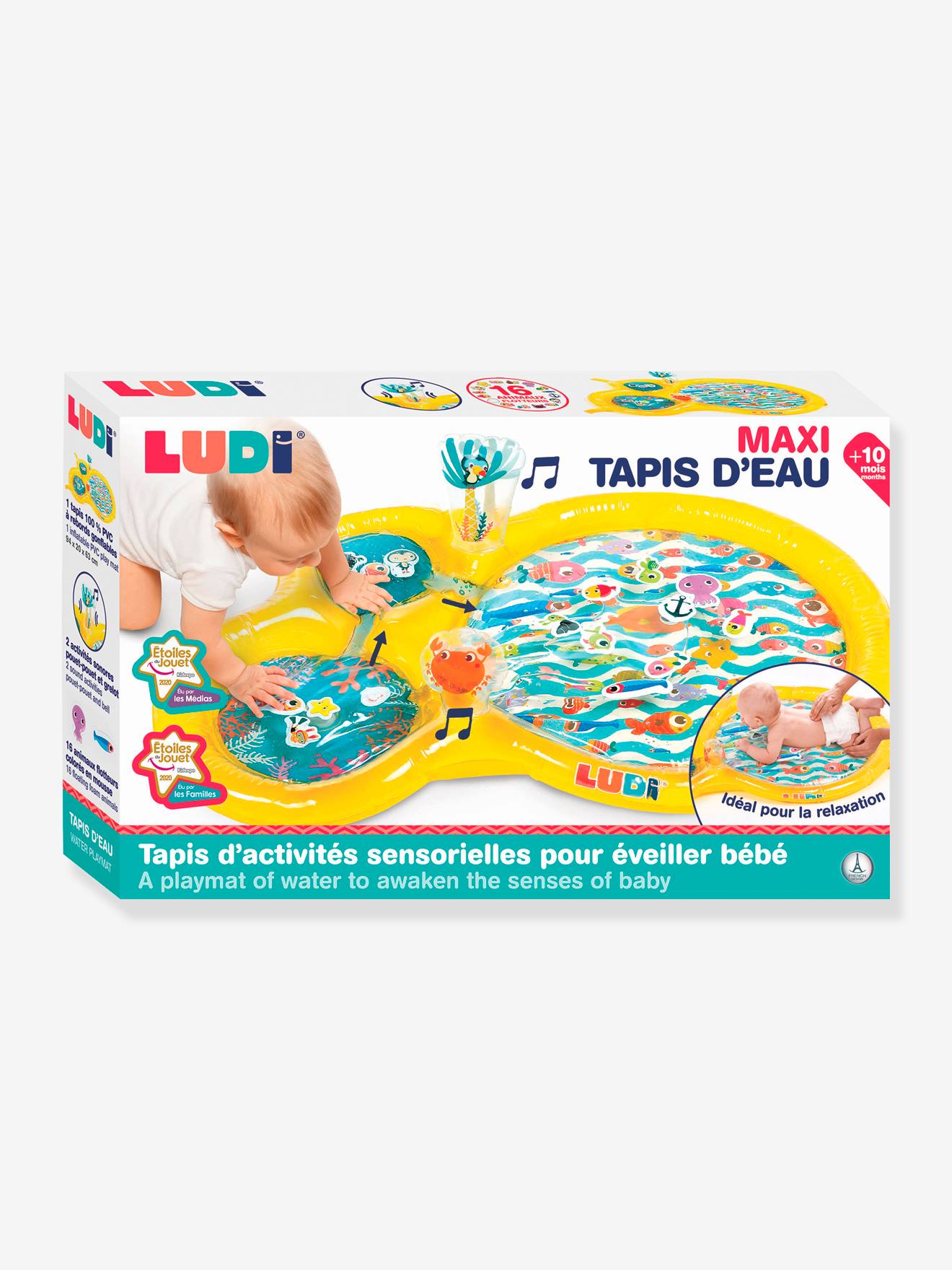 Tapis d'eau LUDI jaune