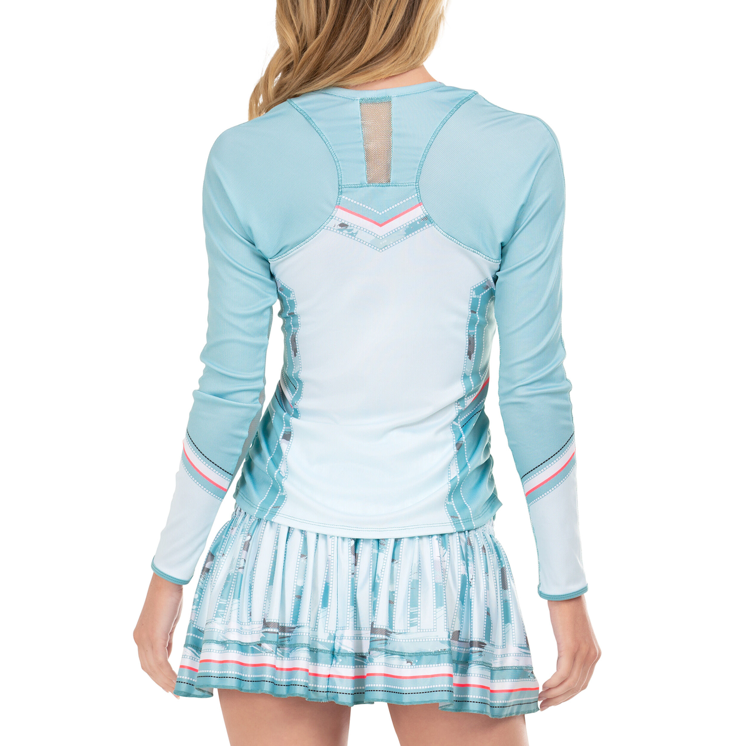 Can't Find Me Longsleeve Damen - Türkis, Mehrfarbig