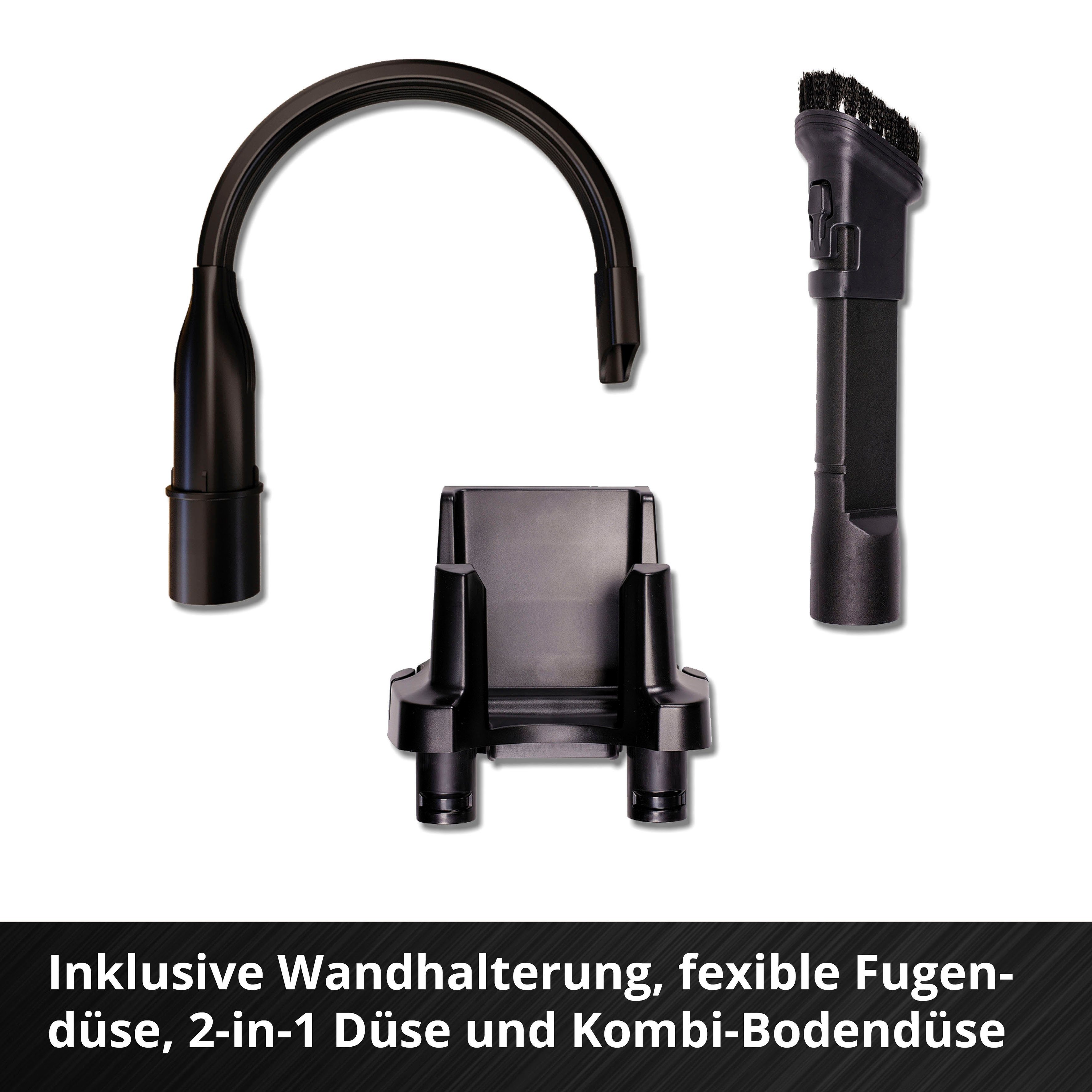 Einhell Akku-Hand-und Stielstaubsauger TE-SV 18 Li, 120 W, beutellos, inkl. 18 V 2,5 Ah Akku und Ladegerät