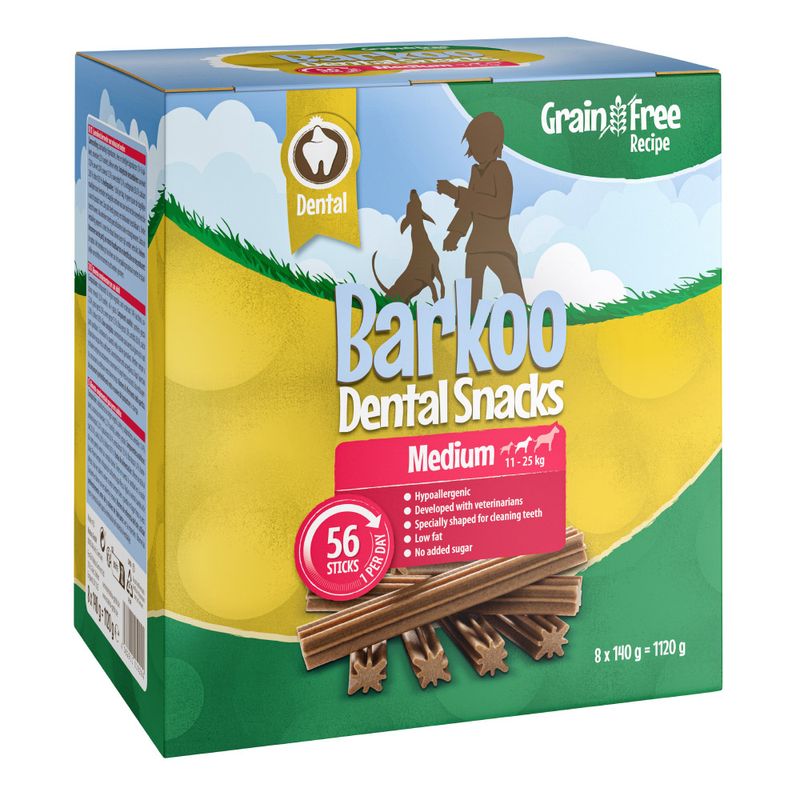 Sparpaket Barkoo Dental Snacks - GETREIFEDREIE Rezeptur