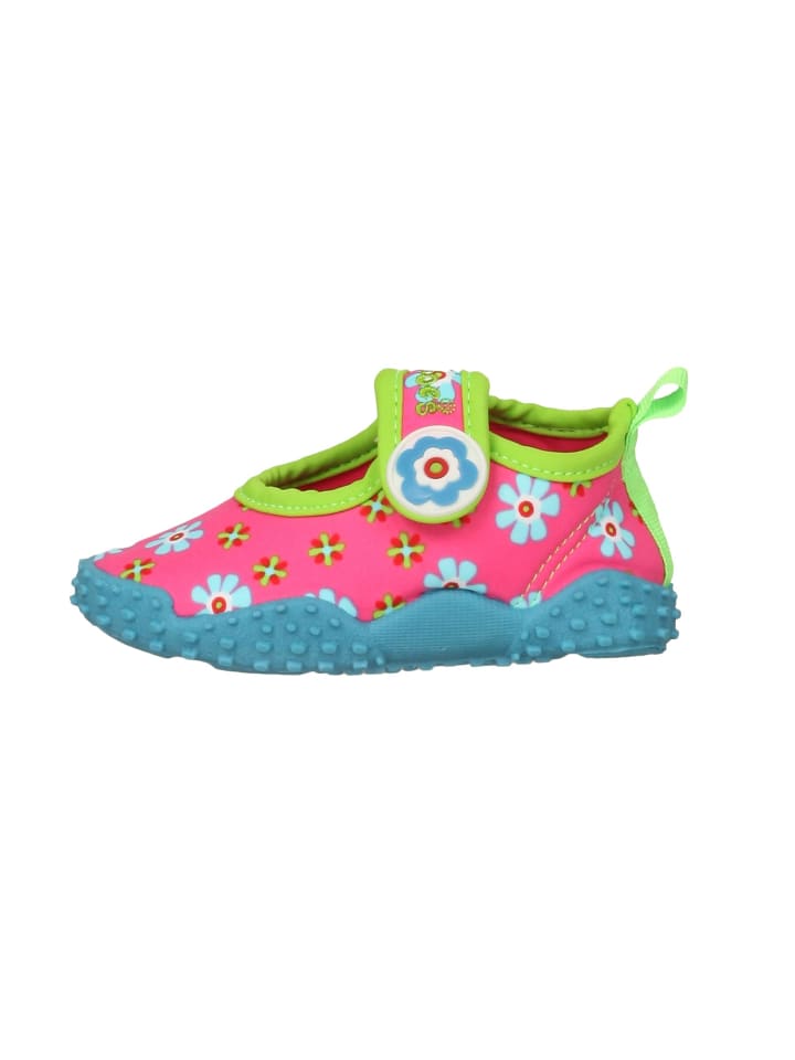 Playshoes Aqua-Schuh Blumen in Pink günstig kaufen