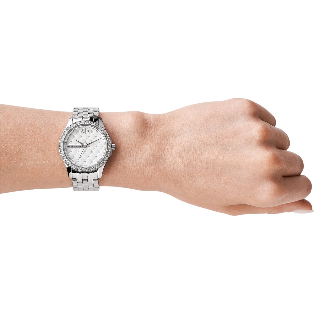 Armani Exchange Montre pour femme Acier inoxydable Montre