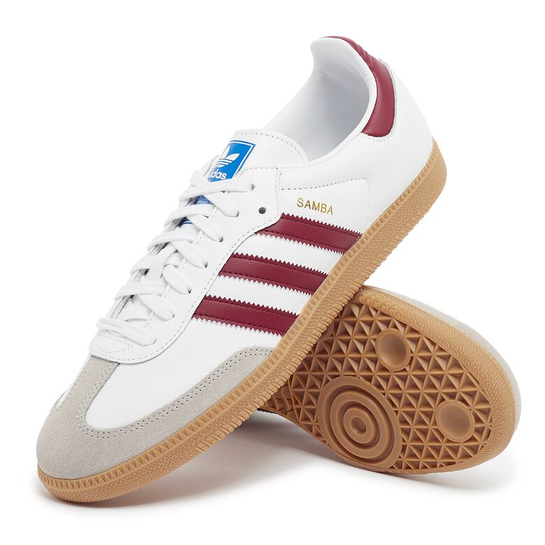 adidas Originals Samba OG white/collegiate burgundy/gum 3