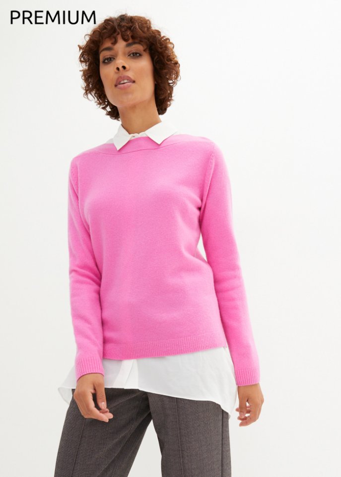 Wollpullover mit Good Cashmere Standard®-Anteil