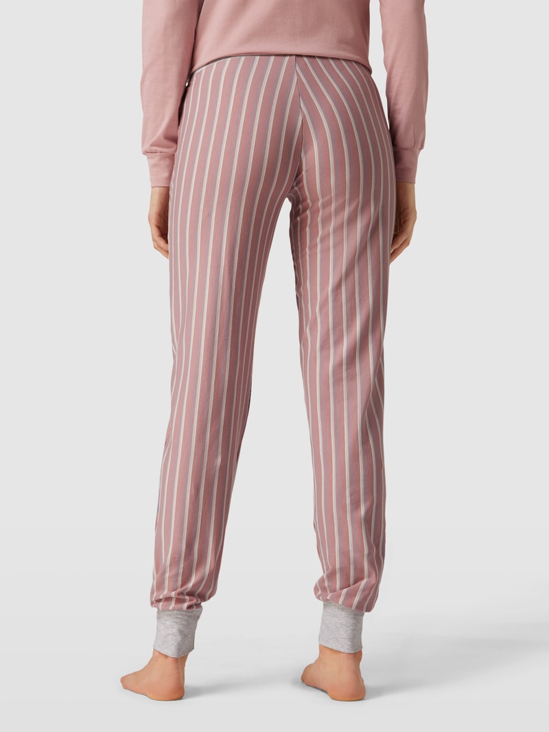 Pyjamahose mit elastischem Bund Modell 'Every Night' in rosé