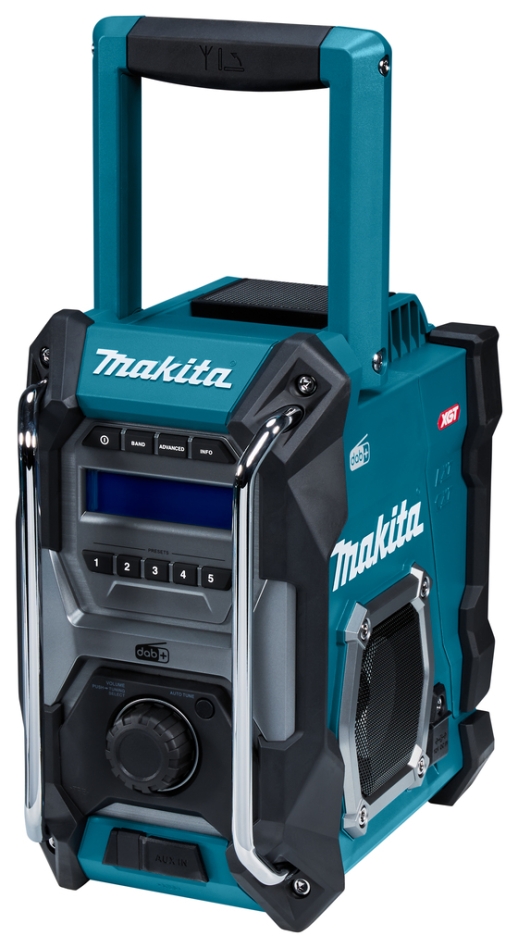 Radio Makita MR003GZ pentru construcții, FM, DAB/DAB+, 40V max., fără baterii și încărcător