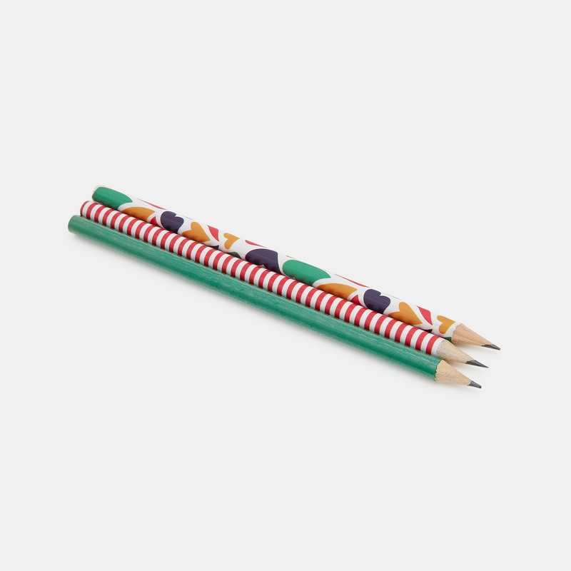 Crayons à papier (lot de 3) fille