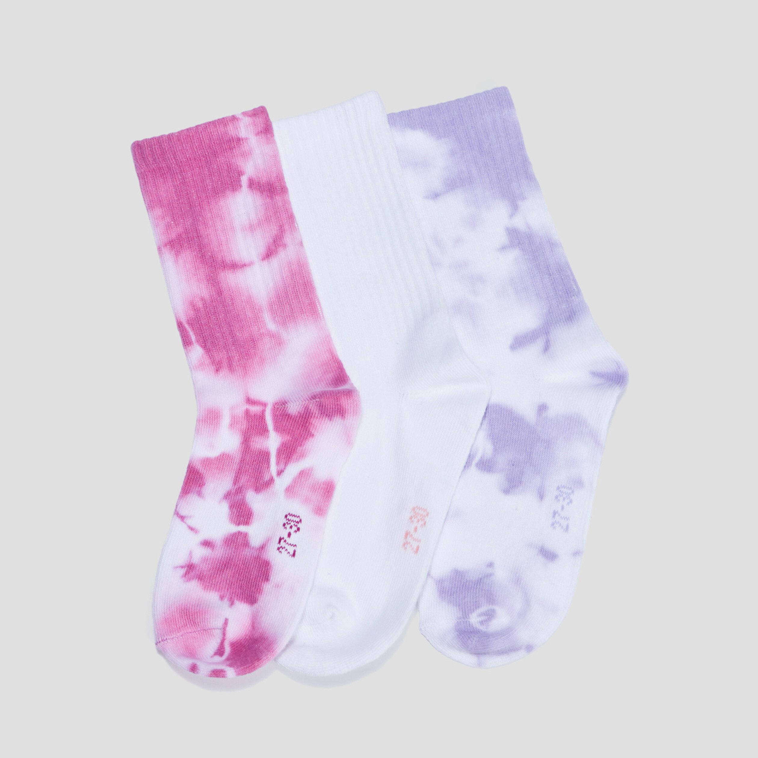 Lot 3 paires chaussettes violet fille | La Halle