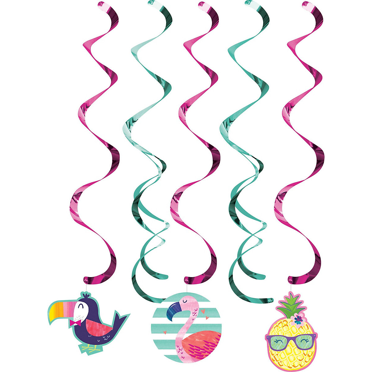 Hängedekoration Ananas, 5-tlg.