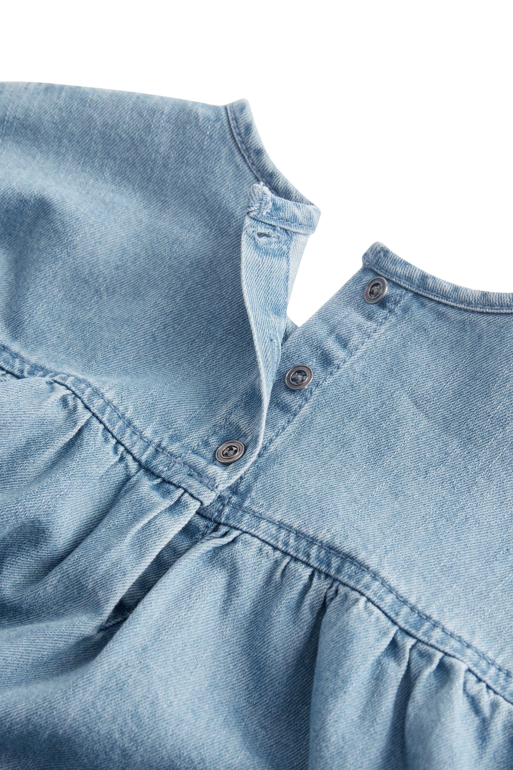 Next Jeanskleid Relaxed Fit Baumwollkleid (1-tlg)