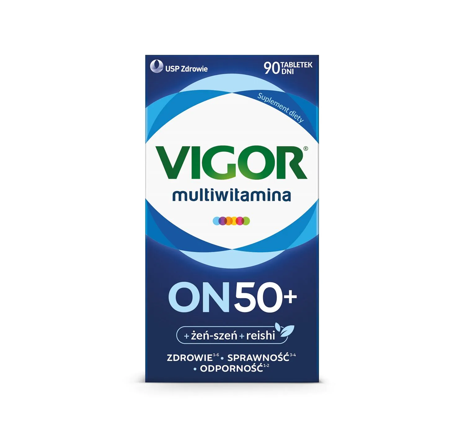Vigor multivitamin 0n 50+ tableta