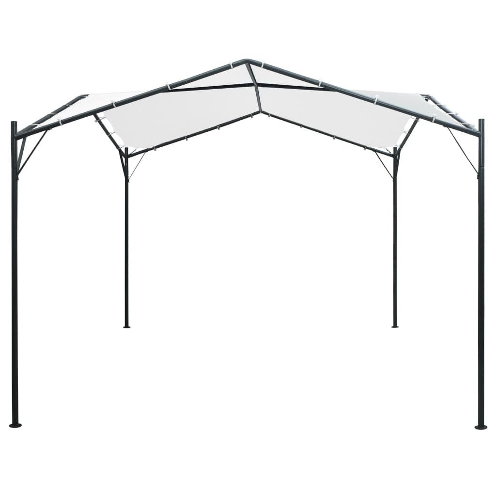 vidaXL Partyzelt Pavillon 3x3x2,6 m Weiß 180 g/m²