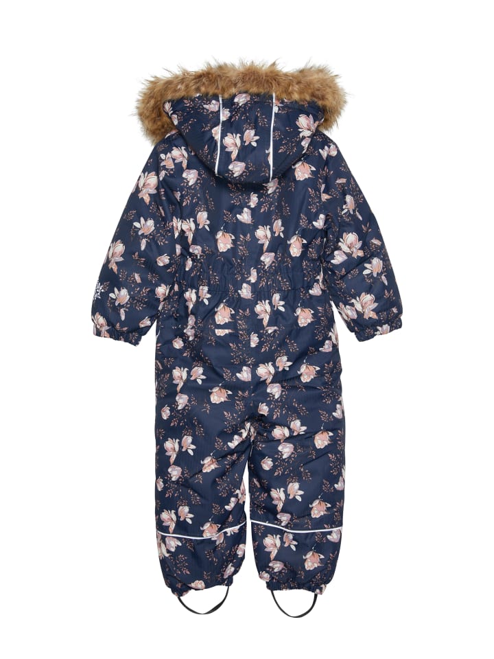 Minymo Schneeoverall 162144KW Schneeanzug mit Kapuze und Fußschlafen in Blau günstig kaufen