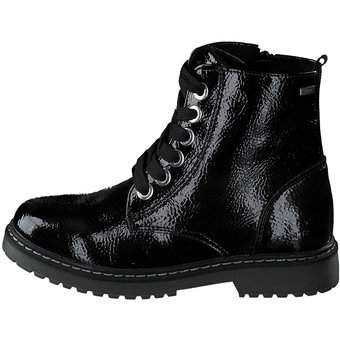 Tom Tailor Schnür Boots in schwarz