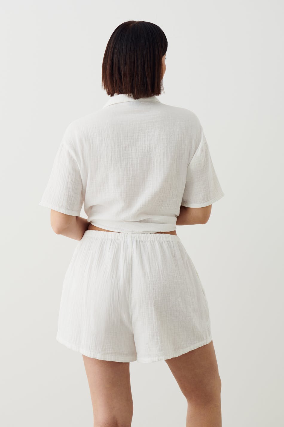 Gauze pyjamas shorts