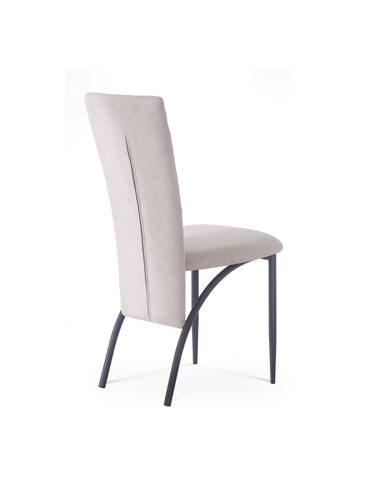 B&D Home Esszimmerstuhl THADDÄUS in Grau - (B)46 x (H)94 x (T)58 cm günstig kaufen