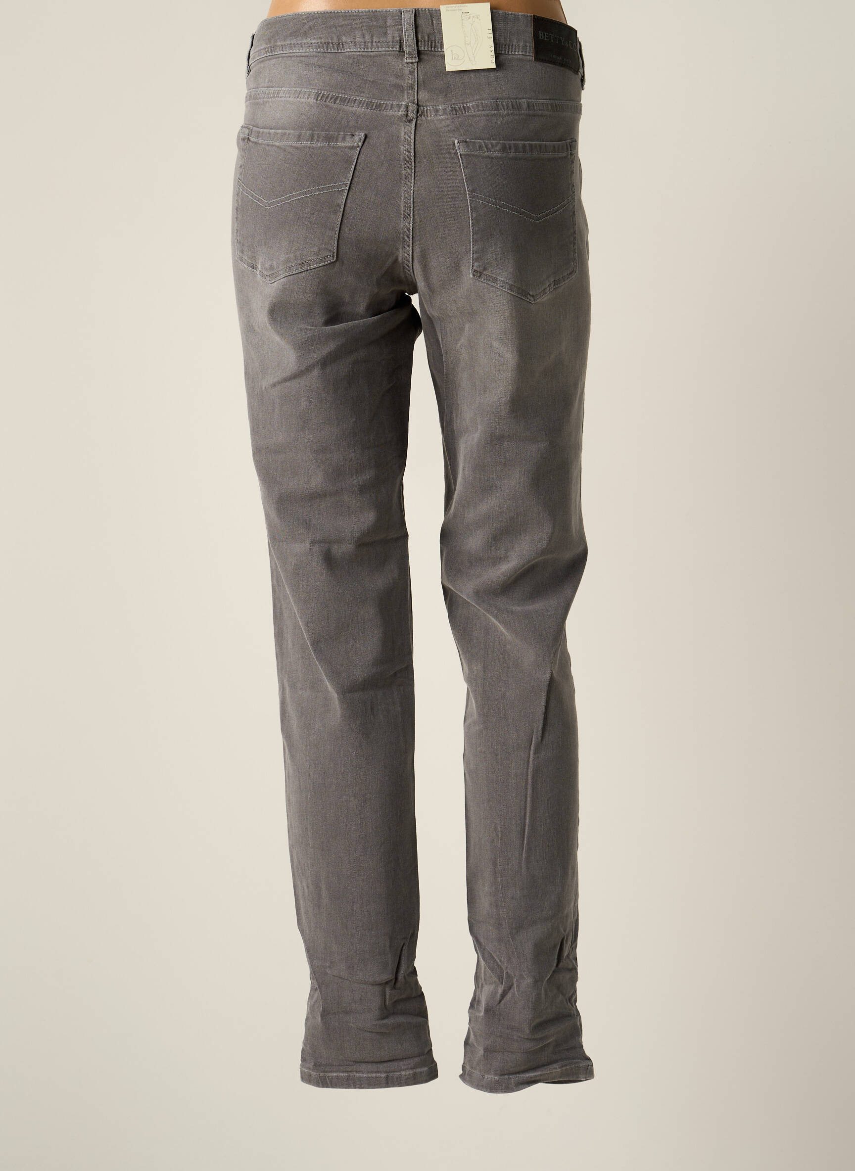 Betty   Co Jeans Coupe Slim Femme couleur gris