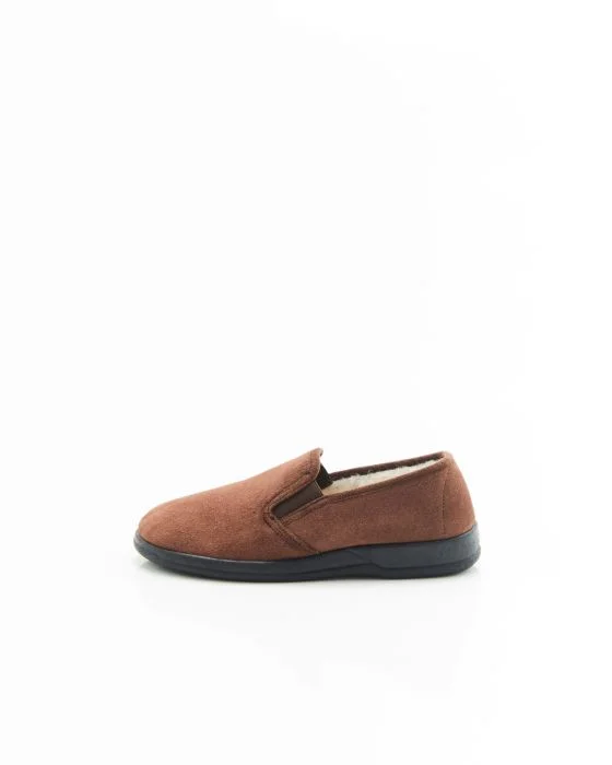 Pantoufles fourrées pure laine