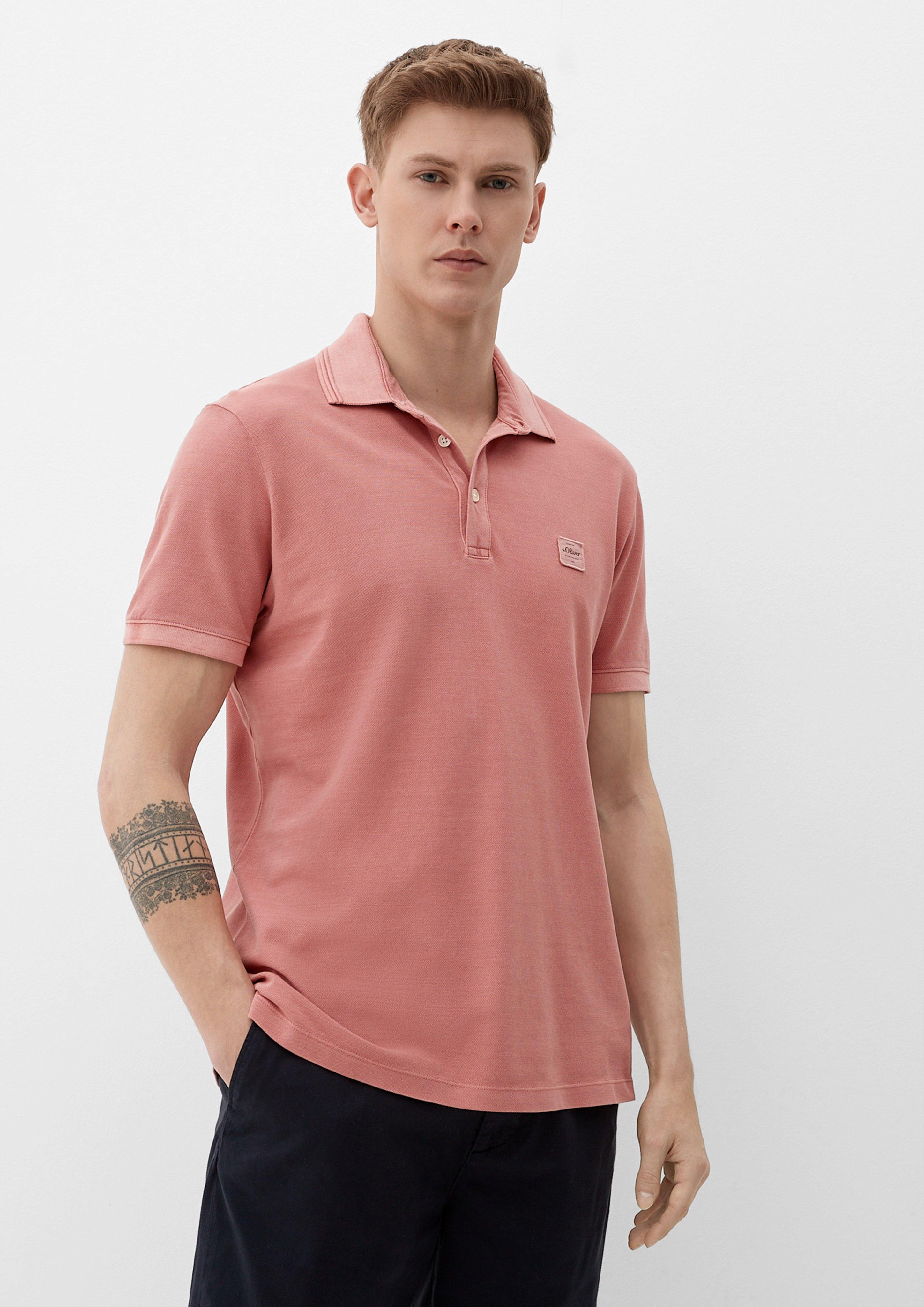 Polo-Shirt mit Logo-Patch  2131481-2071