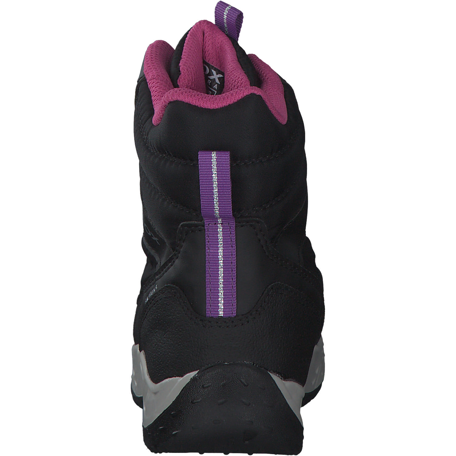 Geox J26FVA, Stiefeletten (Kinder), Kinder, black/fuchsia