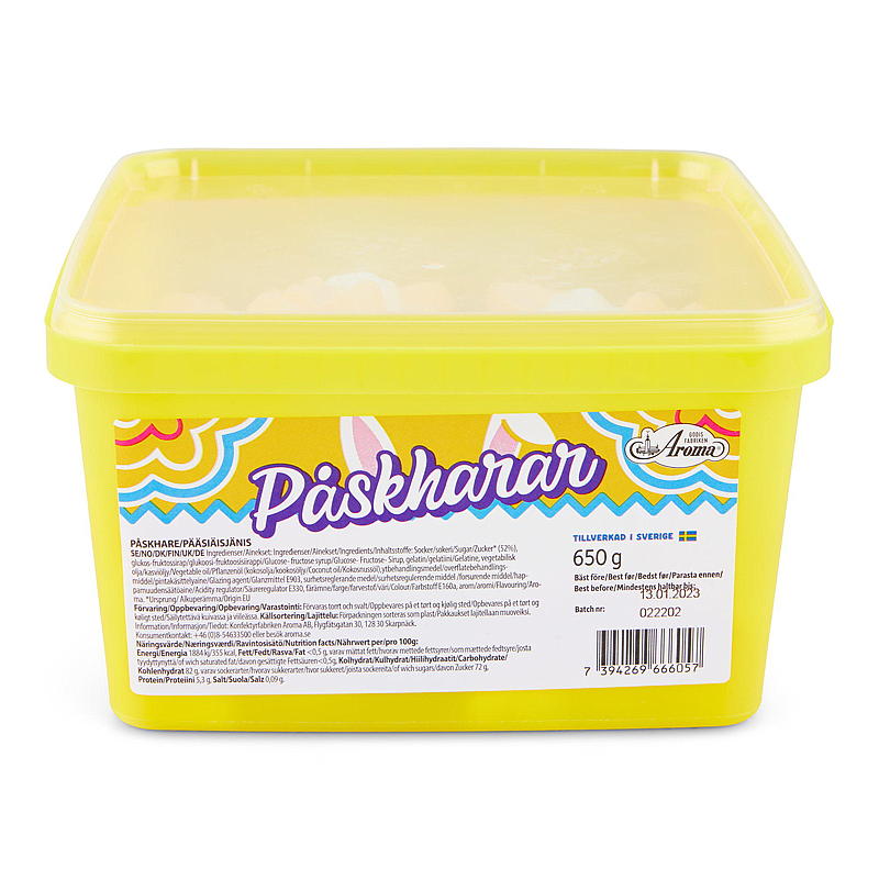 KnallGodt Påskeharer skum 650 g