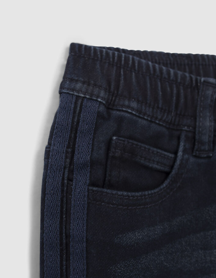 Jean JOGGER brut avec bandes latérales garçon
