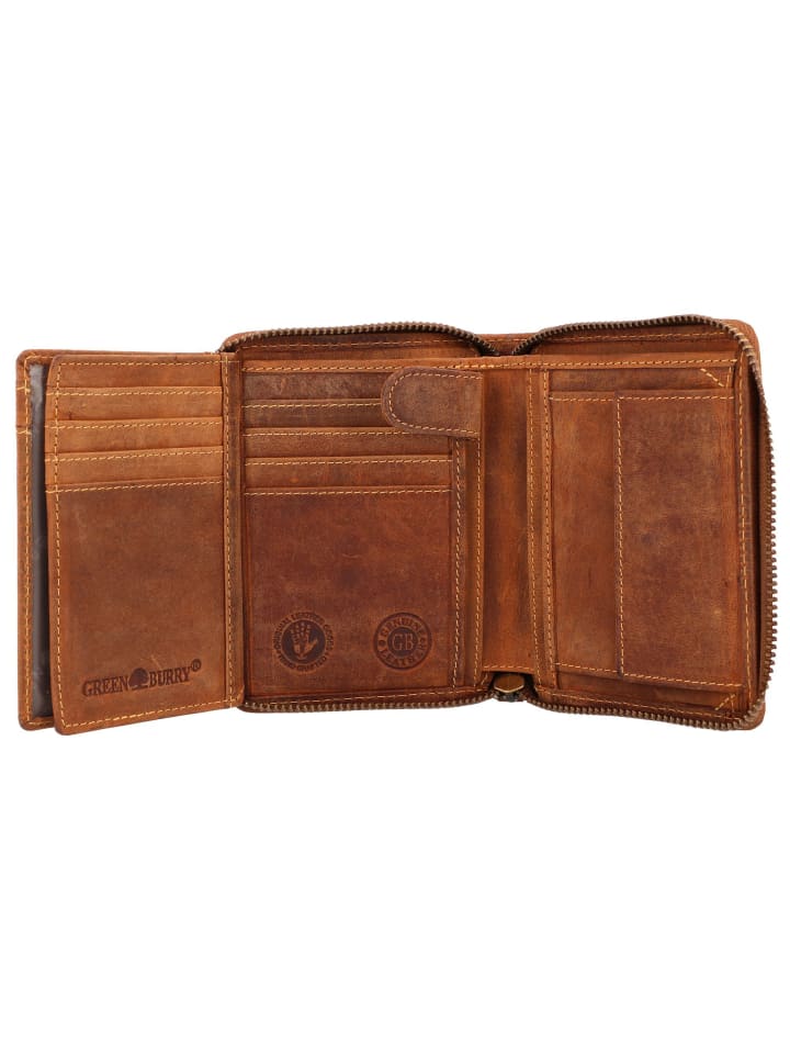 Greenburry Vintage Sternzeichen Geldbörse Leder 10 cm in krebs günstig kaufen onesize