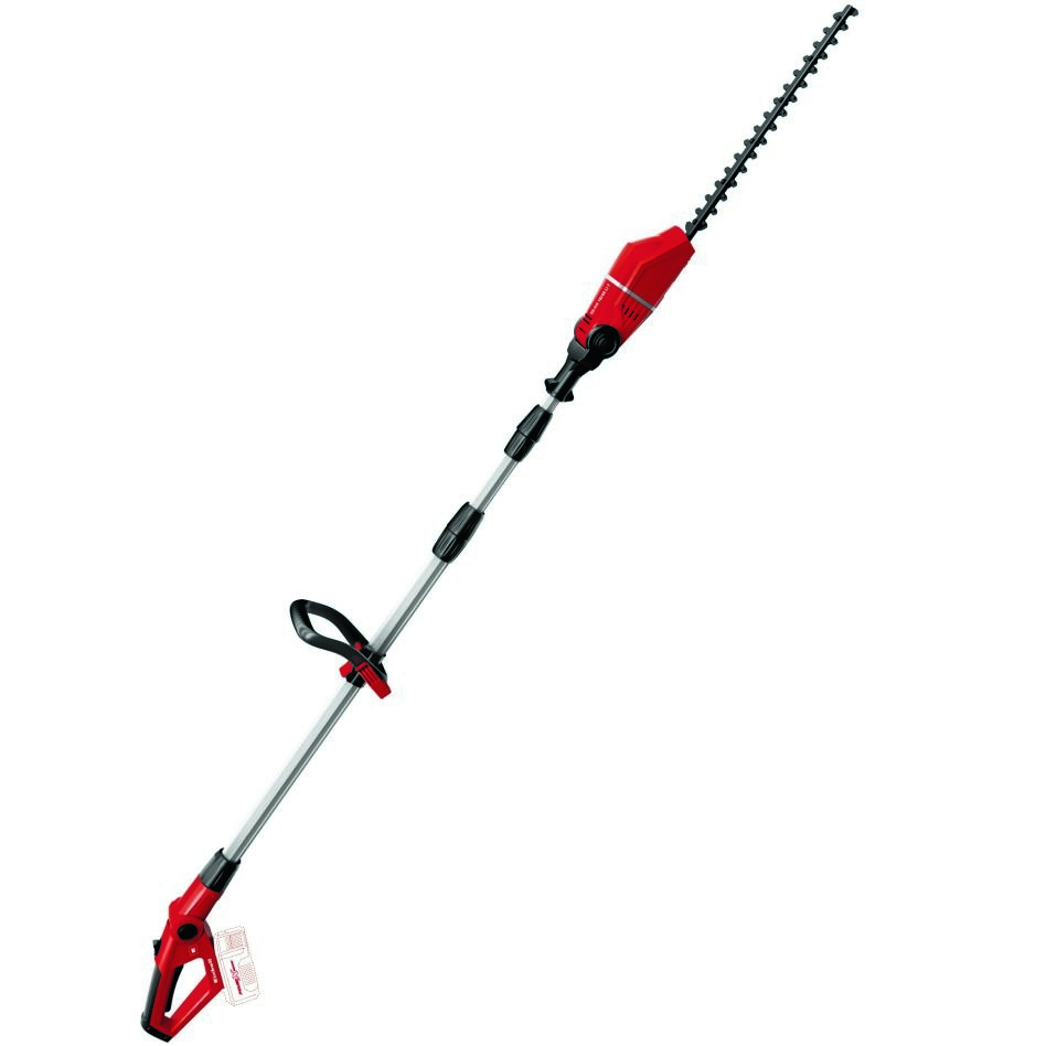 Einhell 3410866 GE-HH 18/45 Li T-Solo akumuliatorinės teleskopinės gyvatvorių žirklės be akumuliatorių ir įkroviklio