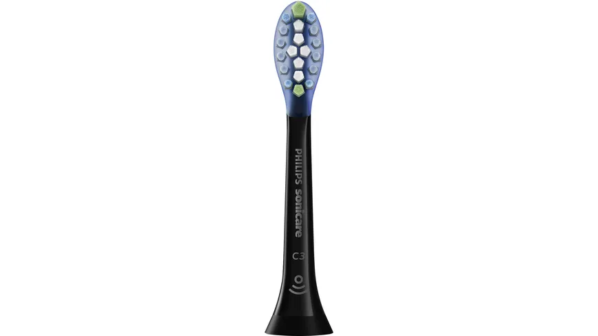 PHILIPS Sonicare Zahnbürstenköpfe C3 Premium Plaque Defence Schwarz