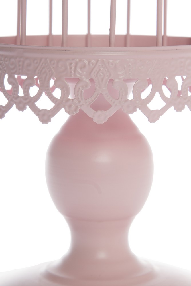 MyFlair My Flair Kerzenhalter-/Dekovogelkäfig, pastellrose
