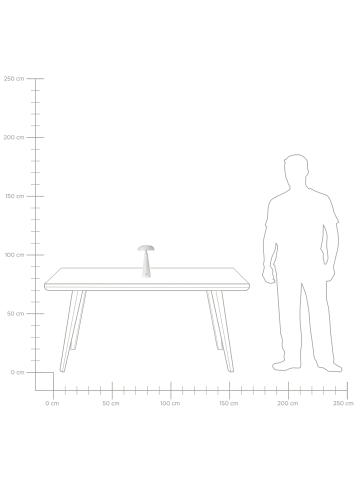 Beliani Tischleuchten BOCONO in Weiß - (W) 15 x (H) 28 x (L) 15 cm günstig kaufen onesize