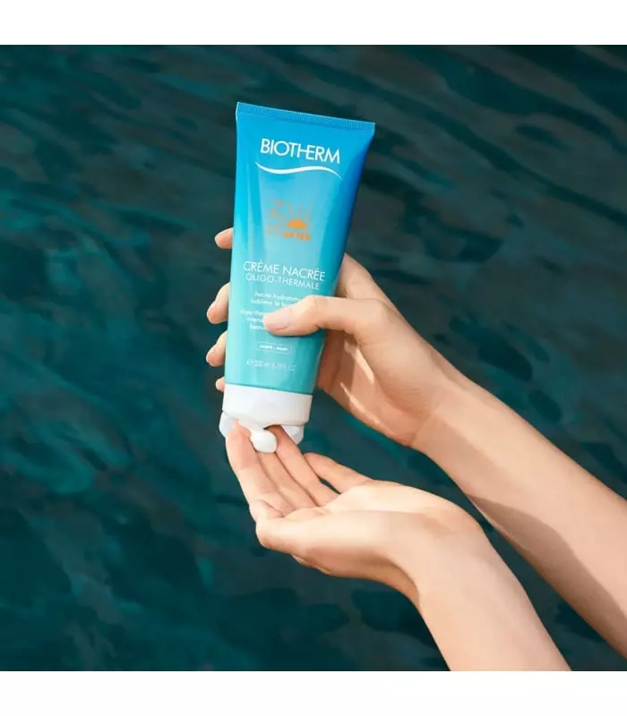 BIOTHERM SOLAIRE Crème nacrée après-soleil oligo-thermale hautement hydratante