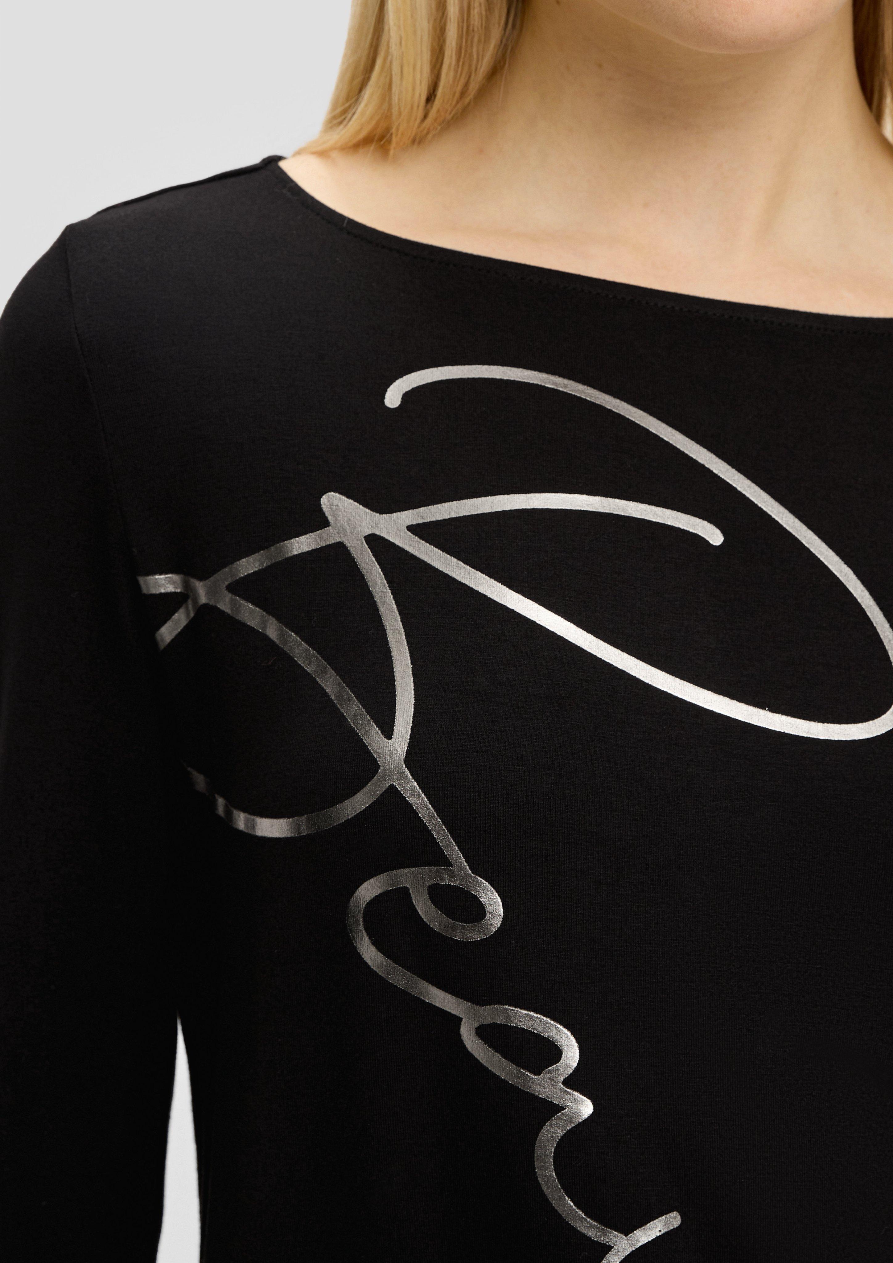 Longsleeve aus Viskosestretch  2138908-99D1