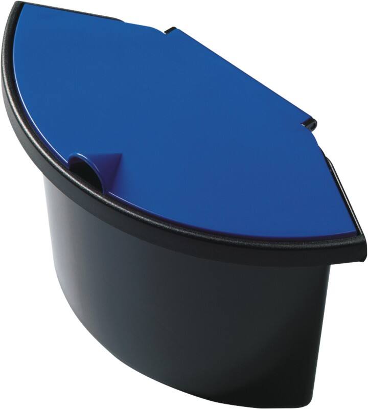 helit Abfalleinsatz Kunststoff Schwarz, Blau 27,5 x 13,2 x 18 cm 5 Stück