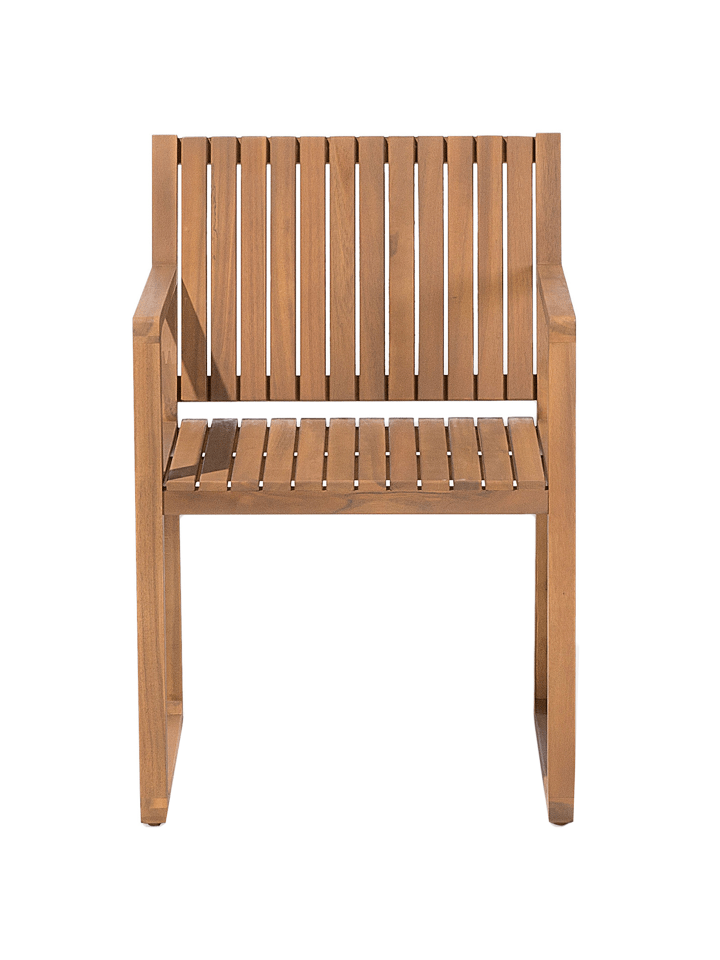 Beliani 9-tlg Gartentisch Set SASSARI in Heller Holzfarbton/Blau günstig kaufen onesize