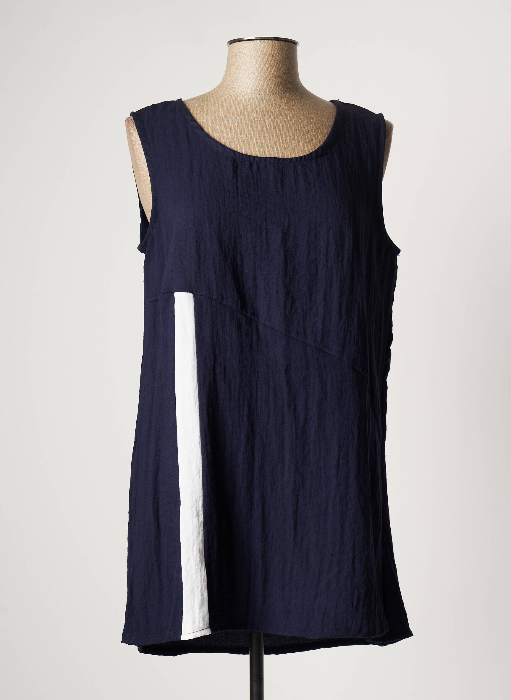 One O One Tuniquesansmanche Femme couleur bleu