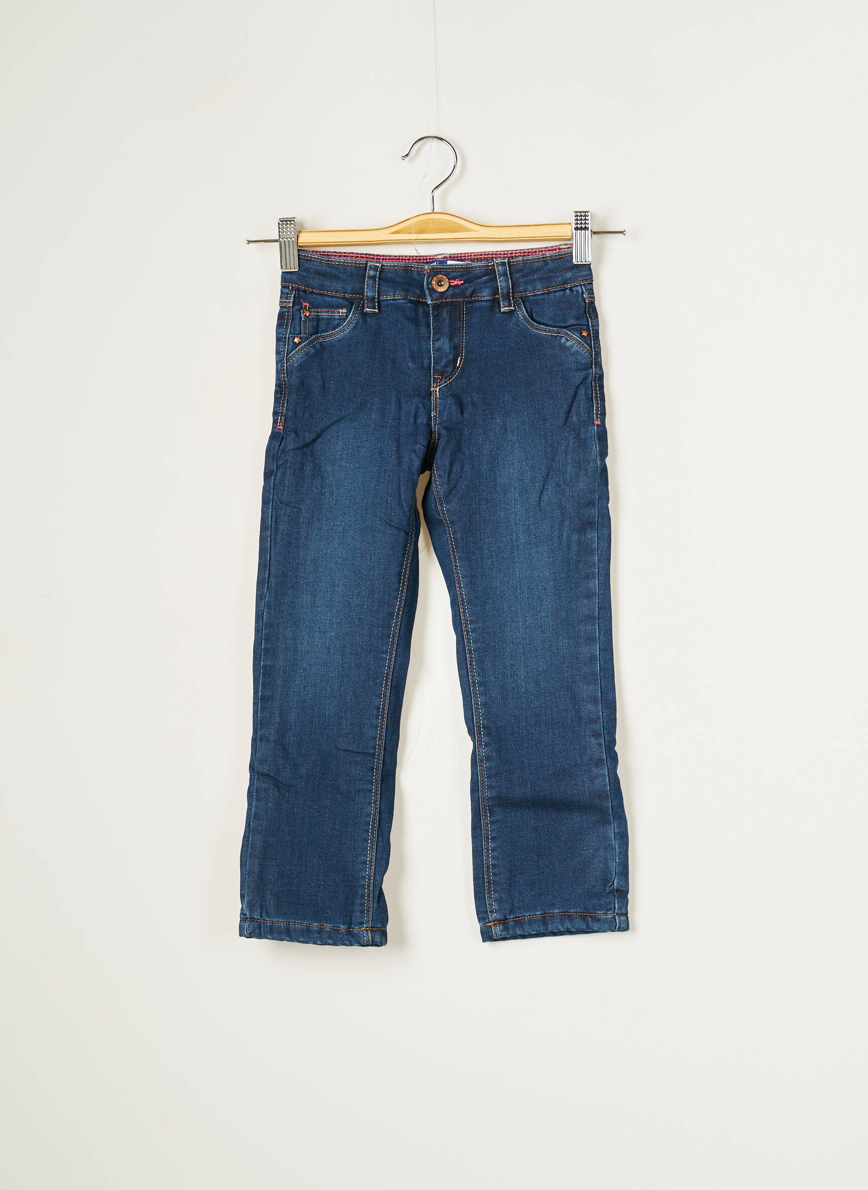Okaidi Jeans Skinny Fille couleur bleu