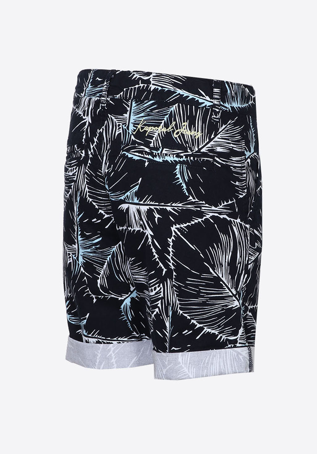 RITO   Short bleu marine imprimé floral garçon 100% coton