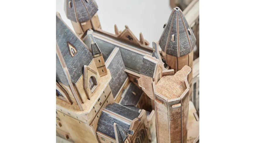 Spin Master 4D Build - Harry Potter, Hogwarts Castle, 3D-Puzzle des magischen Harry Potter-Schlosses , 209 Teile