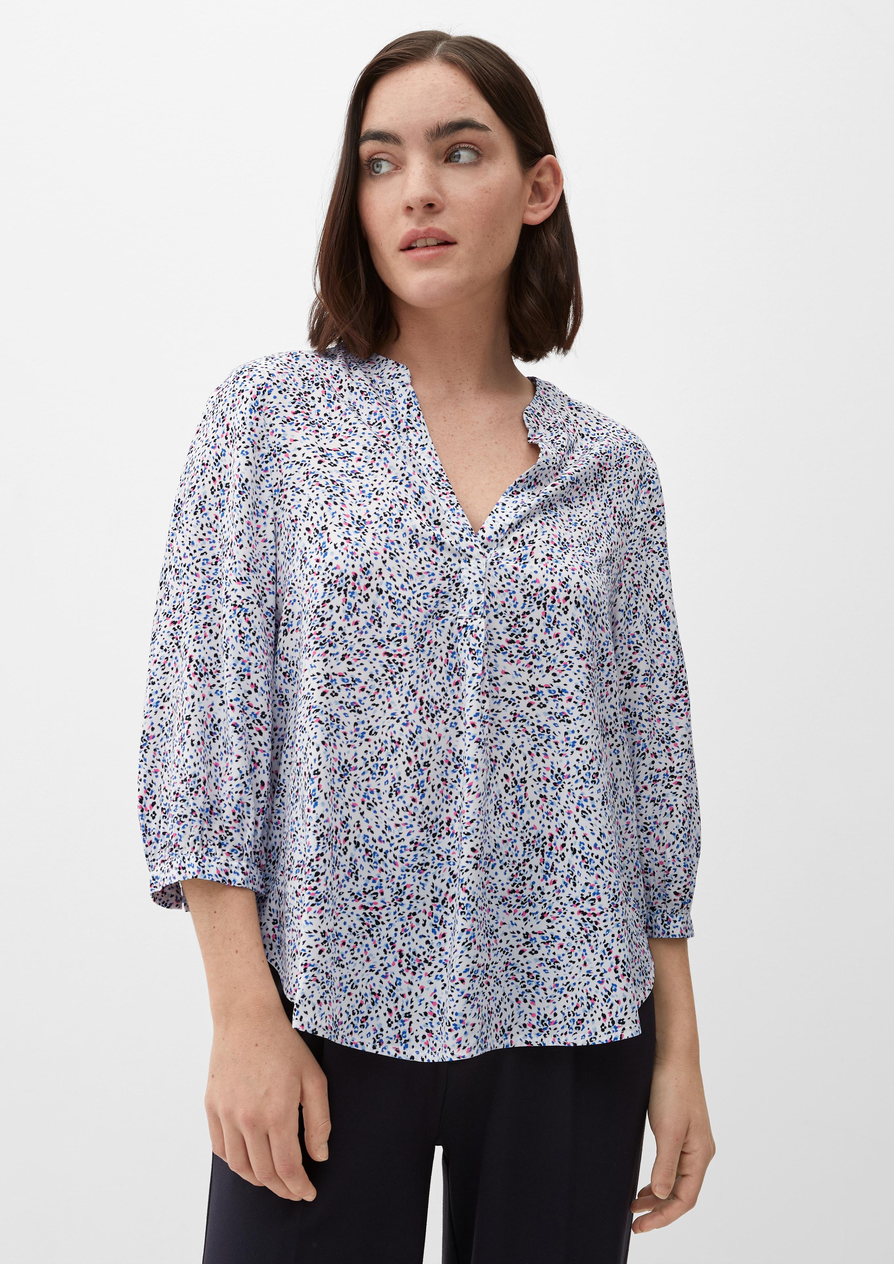 Viskosebluse mit Tunika-Ausschnitt  2132607-02B6