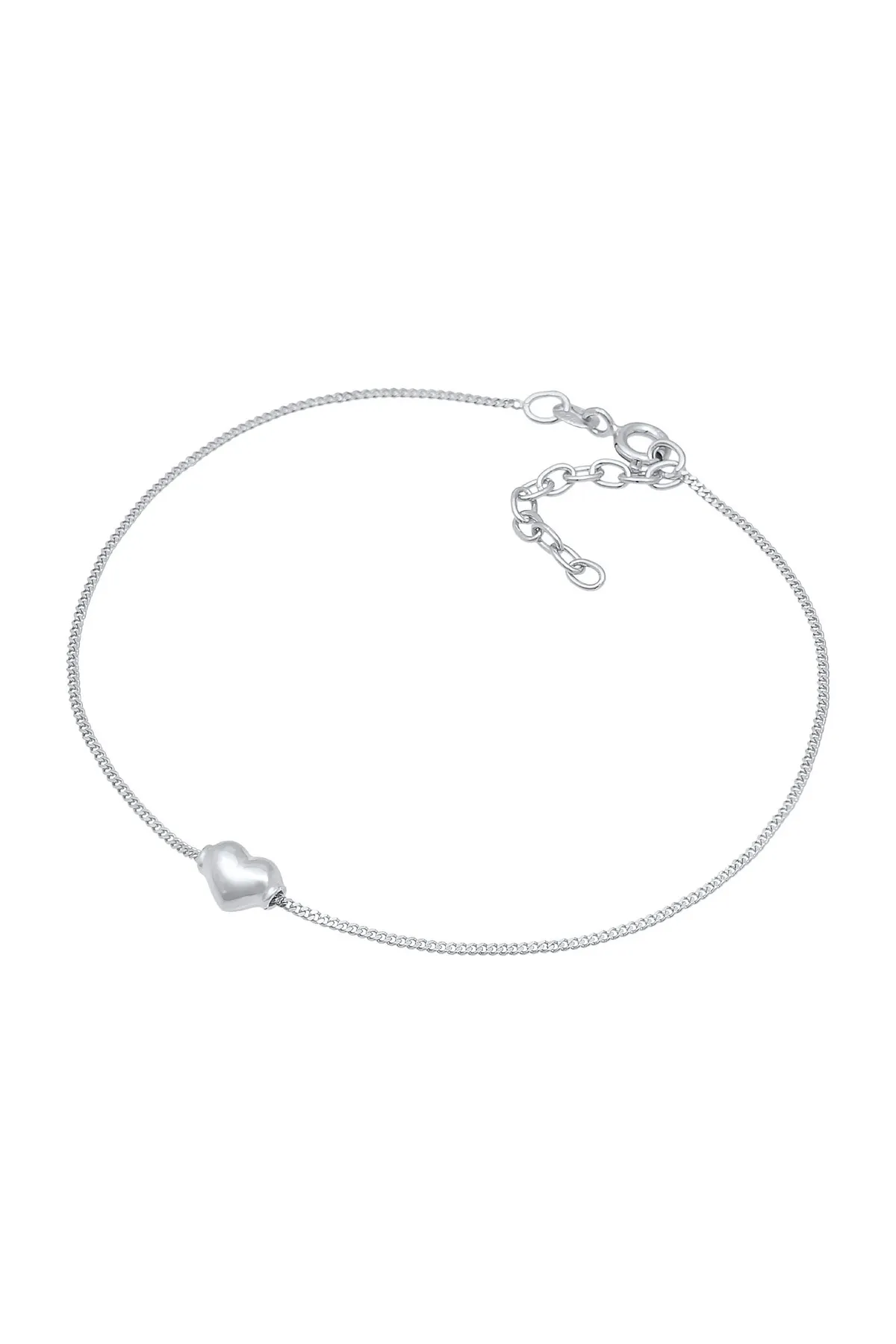 ELLI  Fußschmuck Kinder Herz Liebe Hübsch 925 Silber