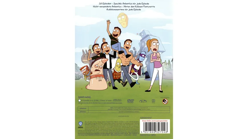 Rick & Morty - Staffel 2  [2 DVDs]