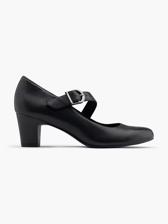 5th Avenue Leder Spangenpumps