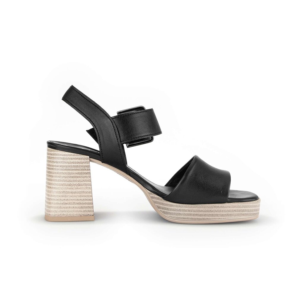 Gabor fashion Plateau Sandale schwarz