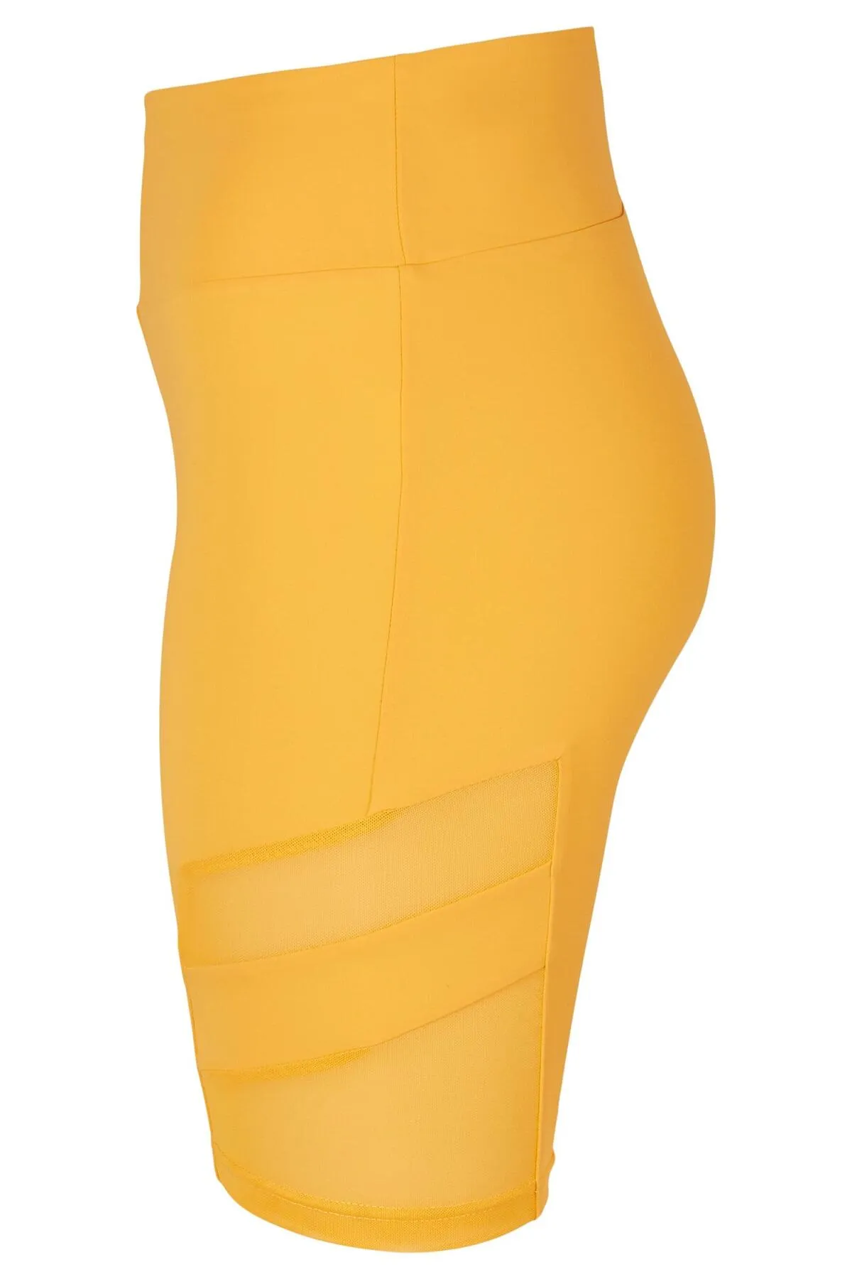 Urban Classics  Damen Ladies High Waist Tech Mesh Cycle Shorts