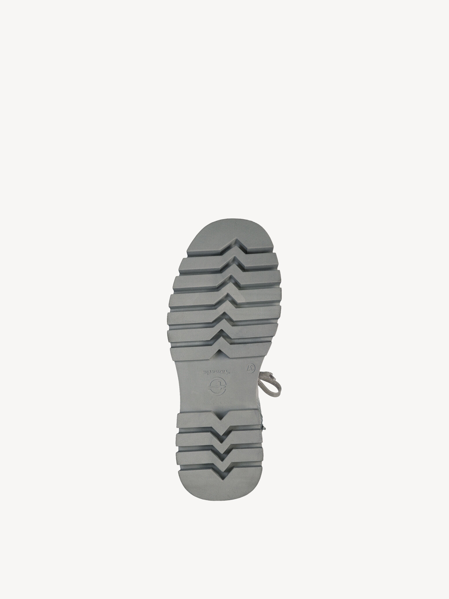 Bottine en cuir - gris