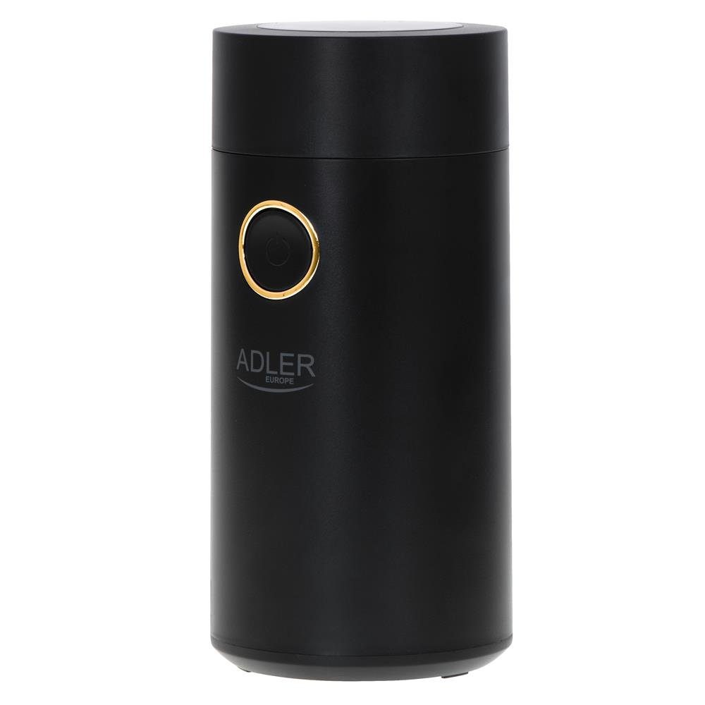 Adler Kaffeemühle AD4446bg, 150 W Elektrische Kaffeemühle 75 Gramm aus Edelstahl